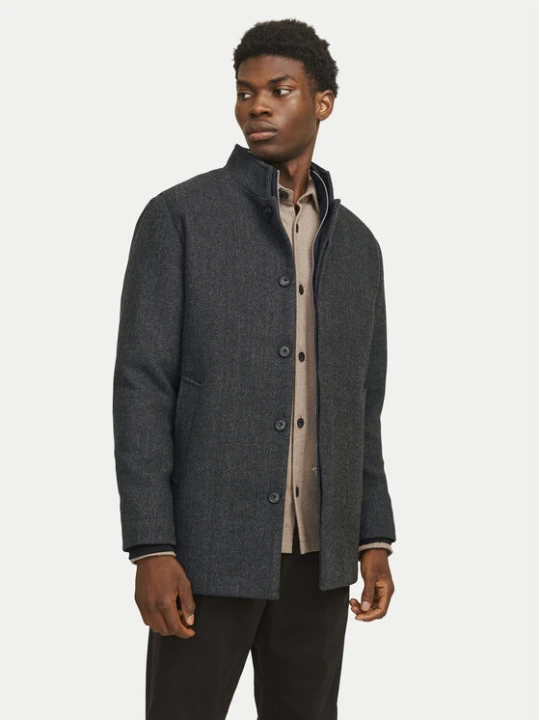 Zdjęcie produktu Jack & Jones Płaszcz wełniany Harrison 12258674 Szary Regular Fit