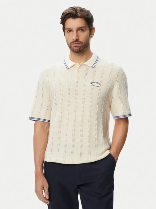 Zdjęcie produktu Jack & Jones Polo 12295405 Niebieski Regular Fit