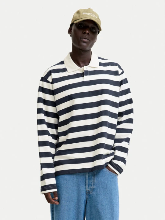 Zdjęcie produktu Jack & Jones Polo Bleecker 12285805 Granatowy Loose Fit