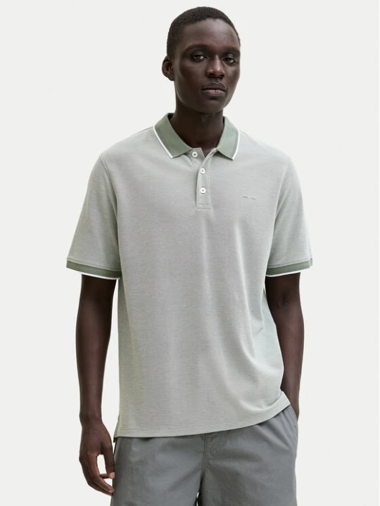 Zdjęcie produktu Jack & Jones Polo Blualves 12274681 Zielony jasny Regular Fit