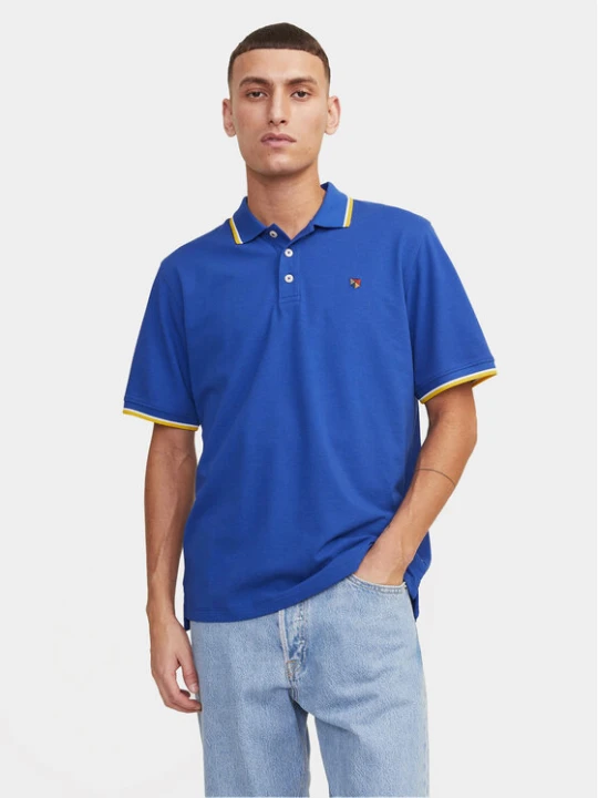 Zdjęcie produktu Jack & Jones Polo Bluwin 12169064 Niebieski Regular Fit