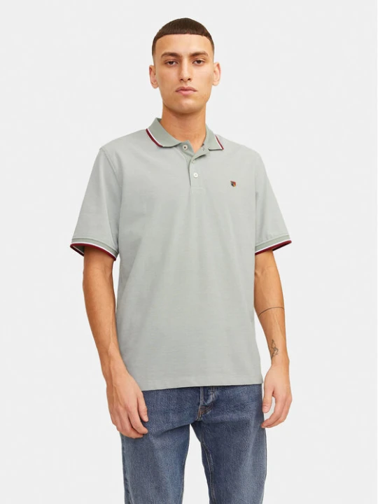 Zdjęcie produktu Jack & Jones Polo Bluwin 12169064 Szary Regular Fit