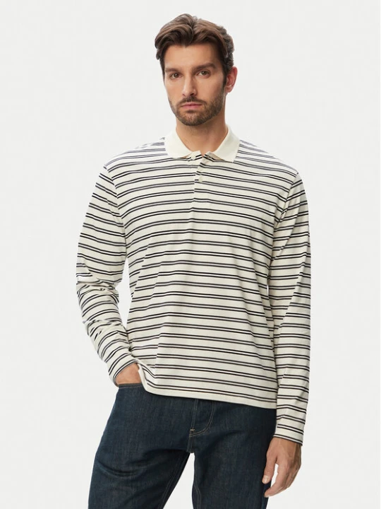 Zdjęcie produktu Jack & Jones Polo Cassis 12295163 Kremowy Regular Fit