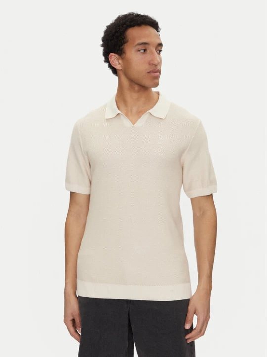 Zdjęcie produktu Jack & Jones Polo Ceaston 12273012 Beżowy Regular Fit
