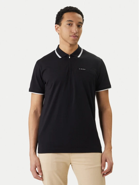 Zdjęcie produktu Jack & Jones Polo Fusion 12289953 Czarny Regular Fit