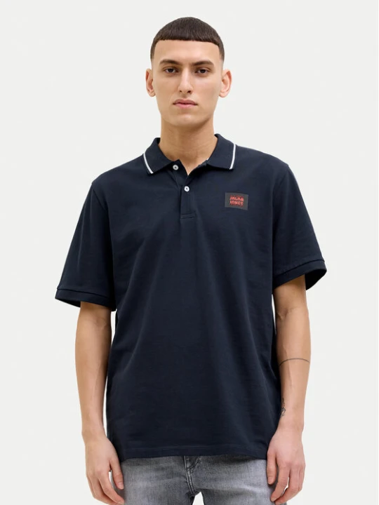 Zdjęcie produktu Jack & Jones Polo Hudson 12269238 Granatowy Regular Fit