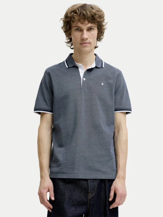Zdjęcie produktu Jack & Jones Polo Paulos 12136668 Szary Regular Fit