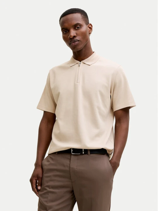 Zdjęcie produktu Jack & Jones Polo Rblaethan 12292992 Beżowy Regular Fit