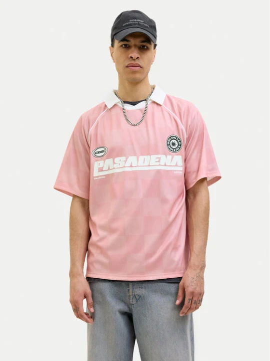 Zdjęcie produktu Jack & Jones Polo Retreat 12277379 Różowy Loose Fit
