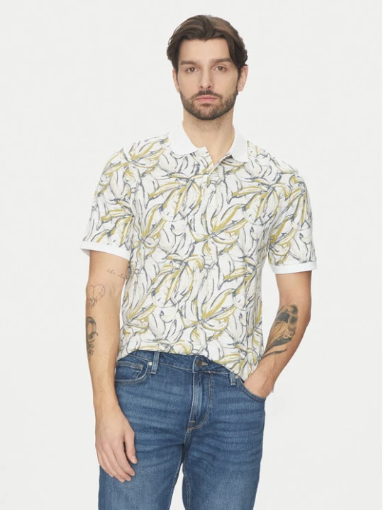 Zdjęcie produktu Jack & Jones Polo Split 12272985 Biały Regular Fit