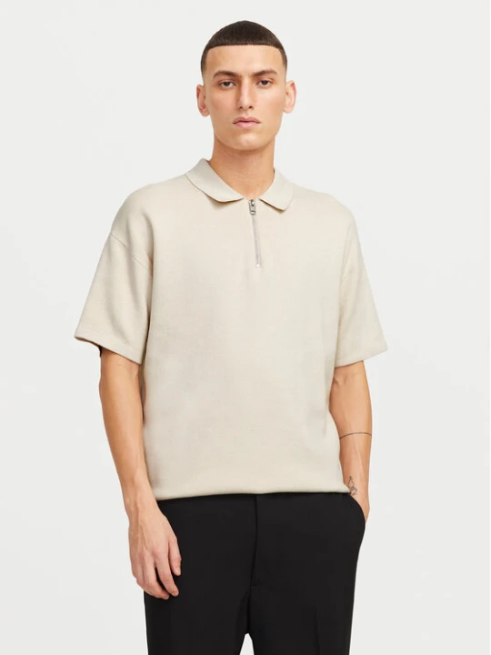 Zdjęcie produktu Jack & Jones Polo Troy 12269617 Beżowy Relaxed Fit