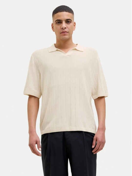 Zdjęcie produktu Jack & Jones Polo Varenna 12272578 Beżowy Relaxed Fit