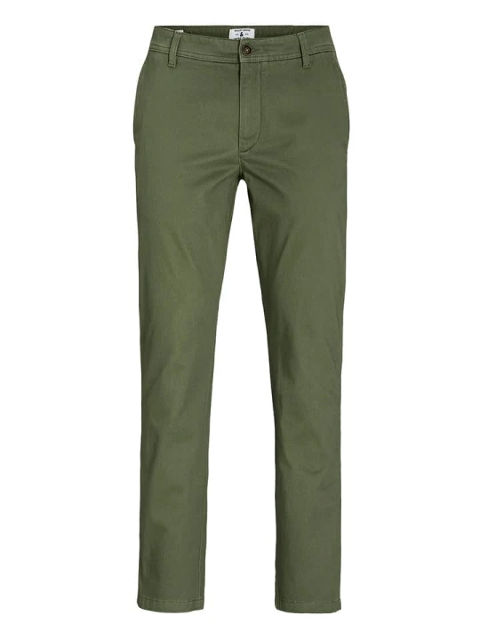 Zdjęcie produktu Jack & Jones Spodnie chino "Bolton" w kolorze oliwkowym rozmiar: W29/L32