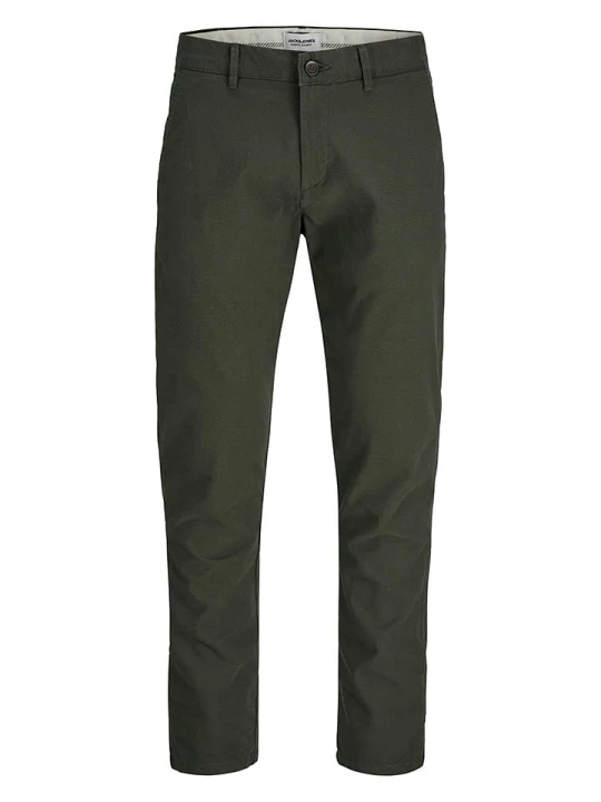 Zdjęcie produktu Jack & Jones Spodnie chino "Jpstmarco" w kolorze khaki rozmiar: W31/L32