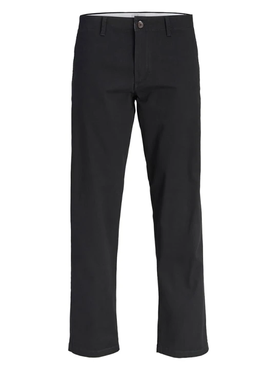 Zdjęcie produktu Jack & Jones Spodnie chino "Kane" w kolorze czarnym rozmiar: W36 / L32