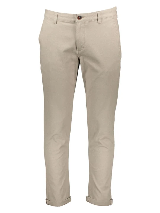 Zdjęcie produktu Jack & Jones Spodnie chino "Marco" w kolorze beżowym rozmiar: W31 / L30
