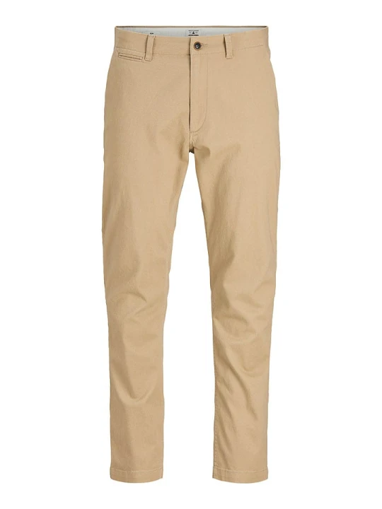 Zdjęcie produktu Jack & Jones Spodnie chino "Marco" w kolorze beżowym rozmiar: W30/L34