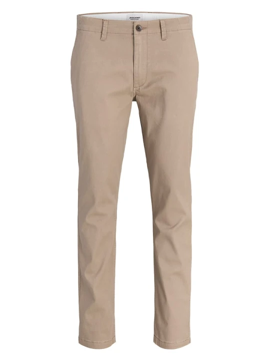 Zdjęcie produktu Jack & Jones Spodnie chino "Marco" w kolorze beżowym rozmiar: W33 / L34