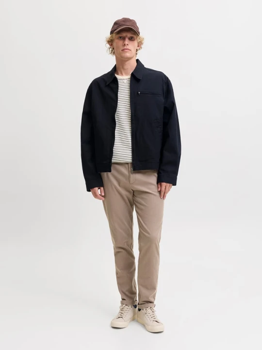 Zdjęcie produktu Jack & Jones Spodnie chino "Pstmarco" w kolorze beżowym rozmiar: W29 / L32