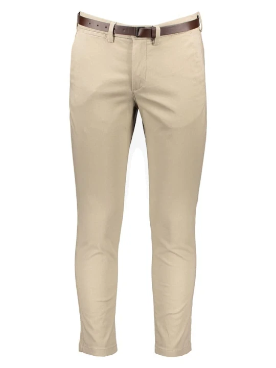 Zdjęcie produktu Jack & Jones Spodnie chino "Pstmarco" w kolorze beżowym rozmiar: W33 / L32