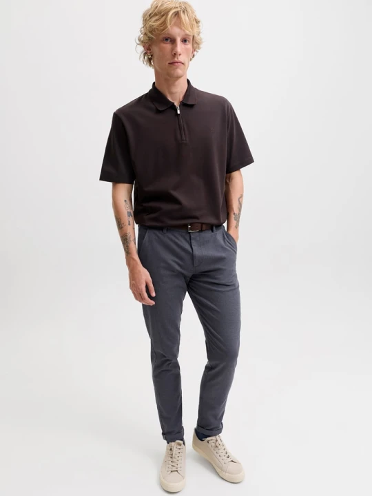 Zdjęcie produktu Jack & Jones Spodnie chino "Pstmarco" w kolorze granatowym rozmiar: W30 / L32