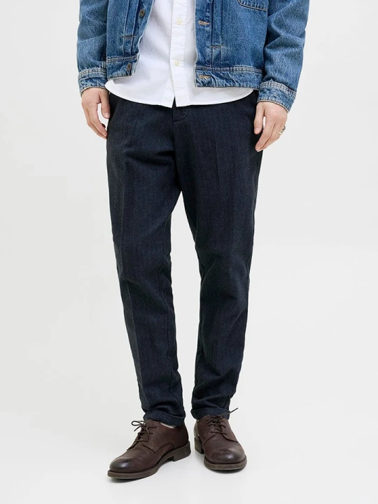 Zdjęcie produktu Jack & Jones Spodnie chino "Stacy" w kolorze antracytowym rozmiar: W30 / L34