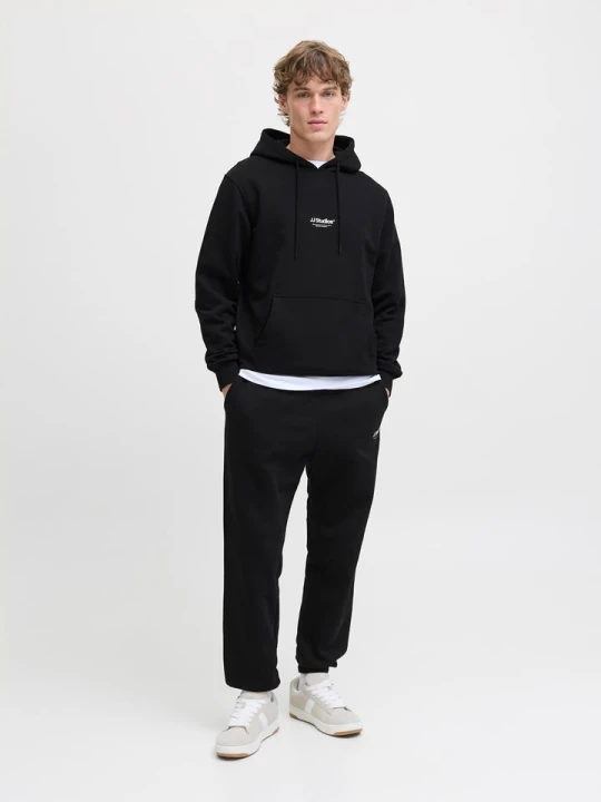 Zdjęcie produktu Jack & Jones Spodnie dresowe "Jpdtkane" w kolorze czarnym rozmiar: S