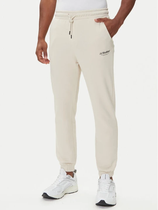 Zdjęcie produktu Jack & Jones Spodnie dresowe Kane Soho 12278943 Beżowy Regular Fit