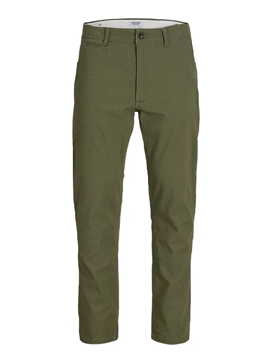 Zdjęcie produktu Jack & Jones Spodnie chino "Marco" w kolorze khaki rozmiar: W30/L34
