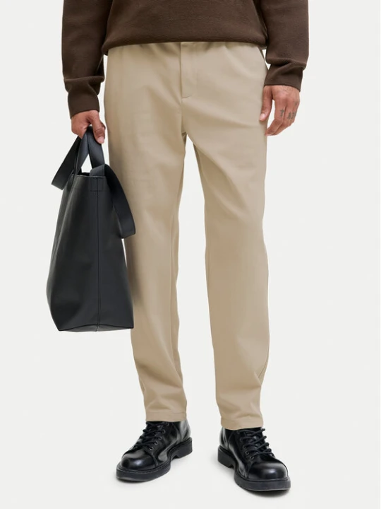 Zdjęcie produktu Jack & Jones Spodnie materiałowe Ace Neo 12282533 Beżowy Tapered Fit