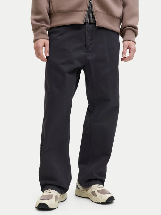 Zdjęcie produktu Jack & Jones Spodnie materiałowe Alex 12288528 Czarny Baggy Fit