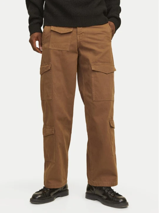 Zdjęcie produktu Jack & Jones Spodnie materiałowe Bill 12258307 Brązowy Relaxed Fit