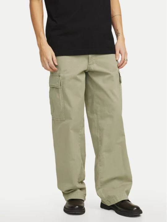 Zdjęcie produktu Jack & Jones Spodnie materiałowe Bill 12269379 Beżowy Wide Leg