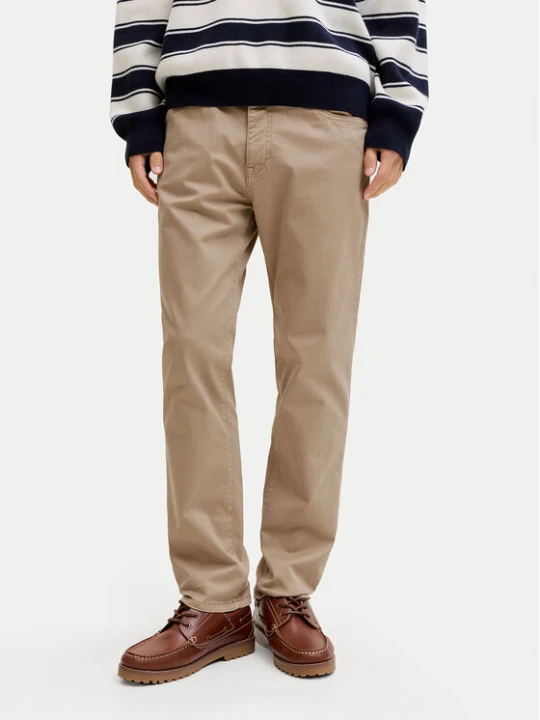 Zdjęcie produktu Jack & Jones Spodnie materiałowe Clark Finn 12293328 Beżowy Regular Fit