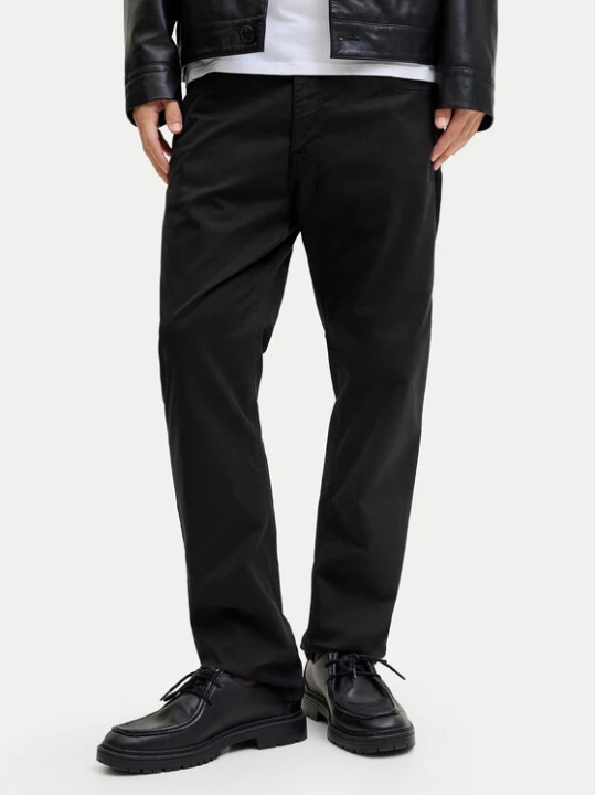 Zdjęcie produktu Jack & Jones Spodnie materiałowe Clark Finn 12293328 Czarny Regular Fit