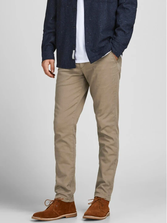 Zdjęcie produktu Jack & Jones Spodnie materiałowe Marco Dave 12174307 Beżowy Slim Fit