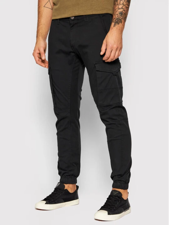 Zdjęcie produktu Jack & Jones Spodnie materiałowe Paul 12139912 Czarny Tapered Fit