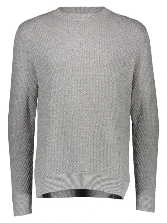 Zdjęcie produktu Jack & Jones Sweter "Barkley" w kolorze szarym rozmiar: M