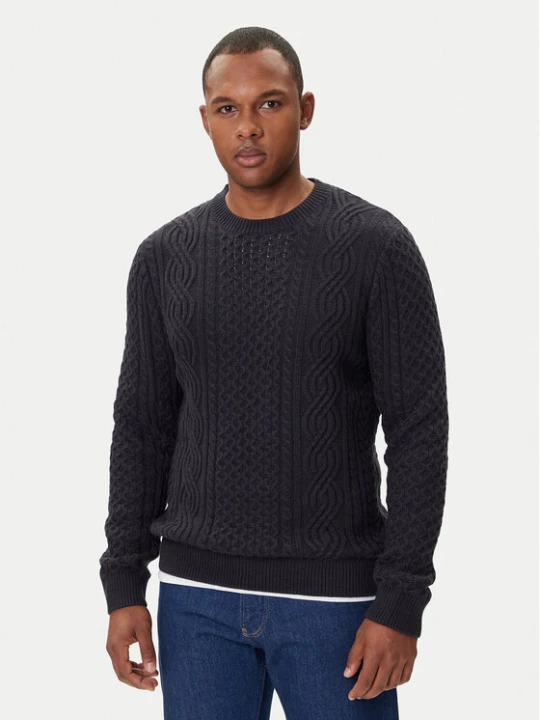 Zdjęcie produktu Jack & Jones Sweter Blusean 12283486 Granatowy Regular Fit