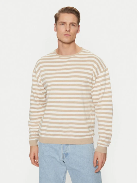 Zdjęcie produktu Jack & Jones Sweter Calvin 12269031 Beżowy Relaxed Fit