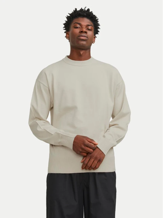 Zdjęcie produktu Jack & Jones Sweter Collective 12251556 Beżowy Relaxed Fit