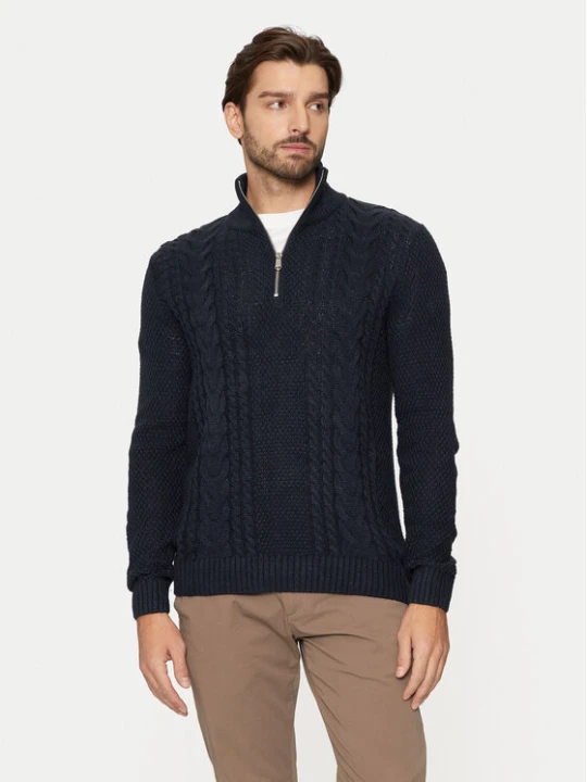 Zdjęcie produktu Jack & Jones Sweter Craig 12260826 Granatowy Regular Fit