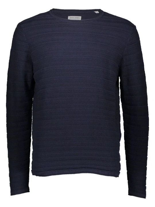 Zdjęcie produktu Jack & Jones Sweter "Duke" w kolorze granatowym rozmiar: L