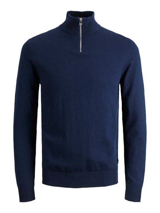 Zdjęcie produktu Jack & Jones Sweter "Emil" w kolorze granatowym rozmiar: M