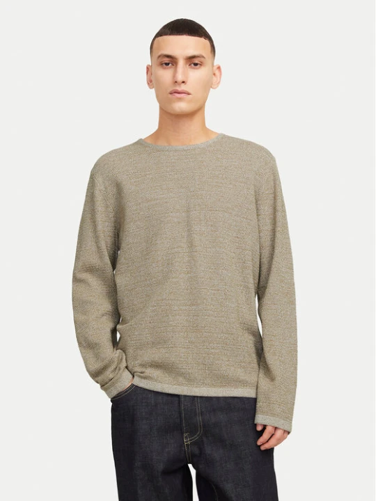 Zdjęcie produktu Jack & Jones Sweter George 12268279 Beżowy Regular Fit
