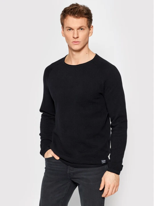Zdjęcie produktu Jack & Jones Sweter Hill 12157321 Czarny Regular Fit