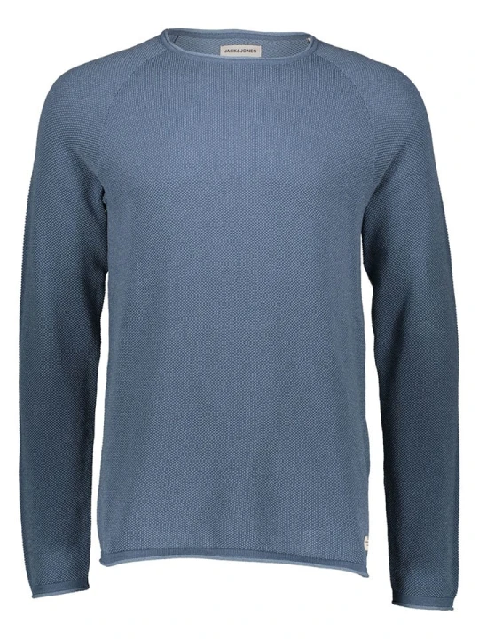 Zdjęcie produktu Jack & Jones Sweter "Hill" w kolorze błękitnym rozmiar: L