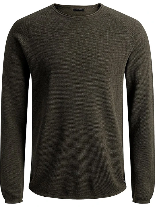 Zdjęcie produktu Jack & Jones Sweter "Hill" w kolorze oliwkowym rozmiar: S