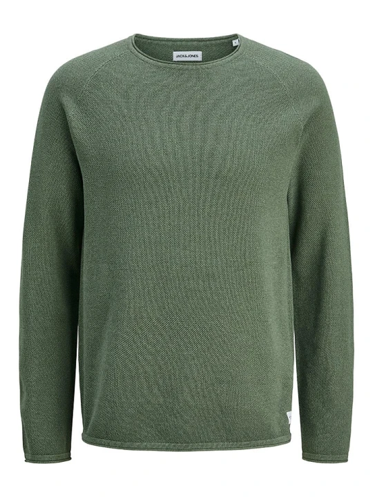 Zdjęcie produktu Jack & Jones Sweter "Hill" w kolorze zielonym rozmiar: L