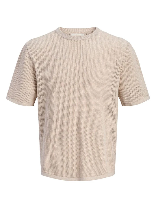 Zdjęcie produktu Jack & Jones Sweter "Jorcassis" w kolorze beżowym rozmiar: M